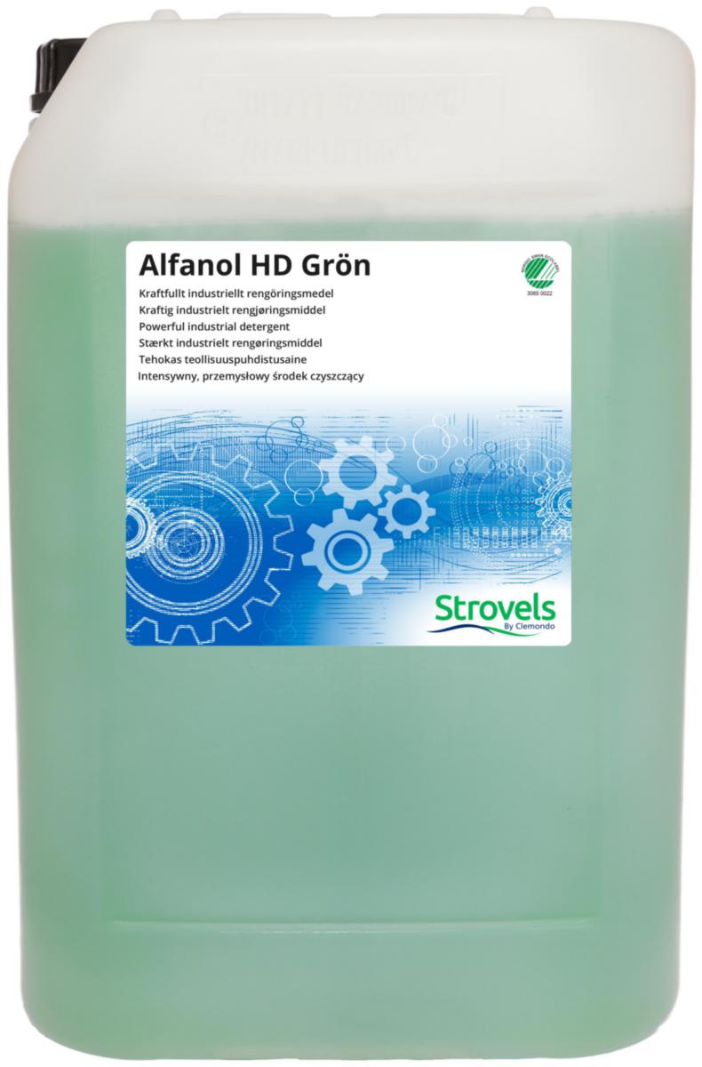 Rengöringsmedel Strovels Alfanol HD Grön - RENGÖRINGSMEDEL STROVELS ALFANOL HD GRÖN 25L