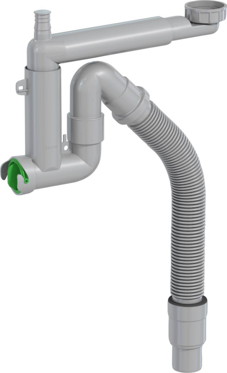 Vattenlås för diskbänk, Smartloc 1-del, Prevex - VATTENLÅS 1-DEL SMARTLOC 1 1/2" PREVEX