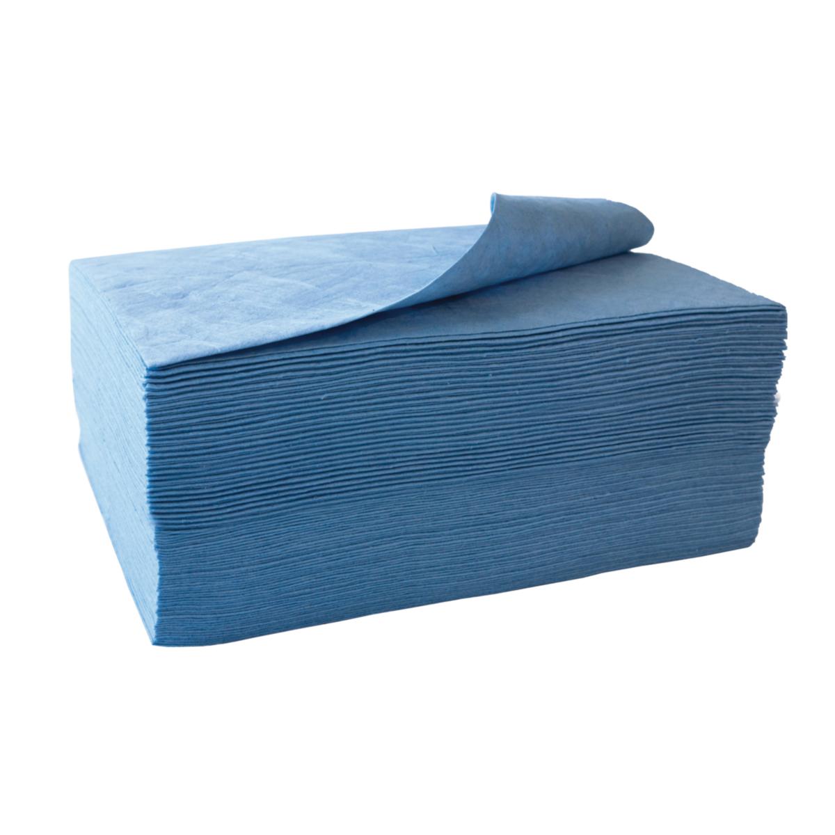 Absorberingsark Oil Only LW MB - ABSORBERINGSARK OIL ONLY 40X50CM, 200ST/FRP, LW, BLÅ