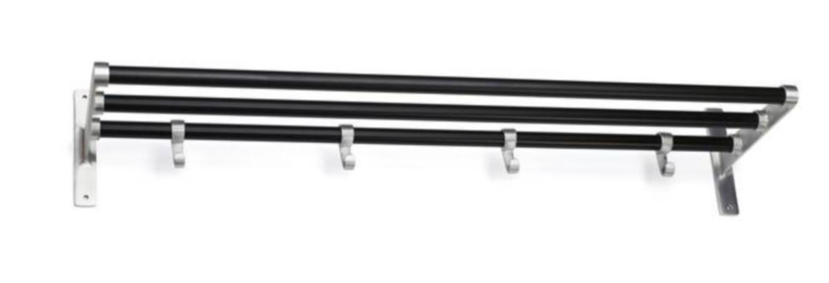 Hatthylla Elegant - HATTHYLLA ELEGANT ALU/SVART 1000 MM