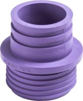 Gumminippel 45-47/32-40 violett, Faluplast