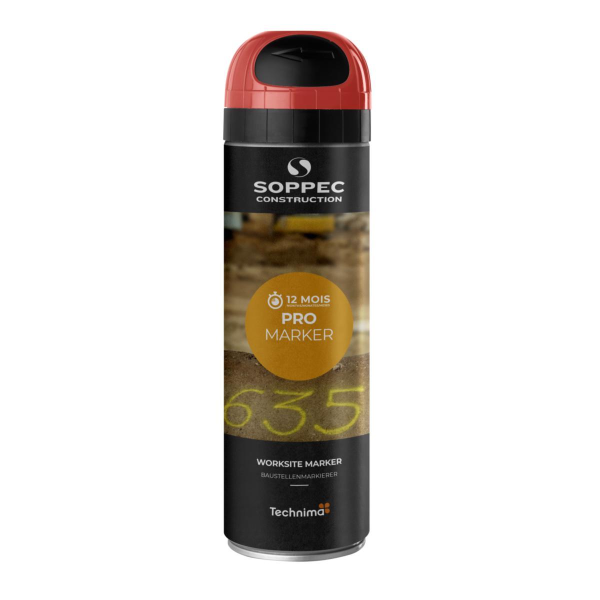 Märkfärg Soppec Promarker - MÄRKFÄRG SOPPEC PROMARKER RÖD 500ML