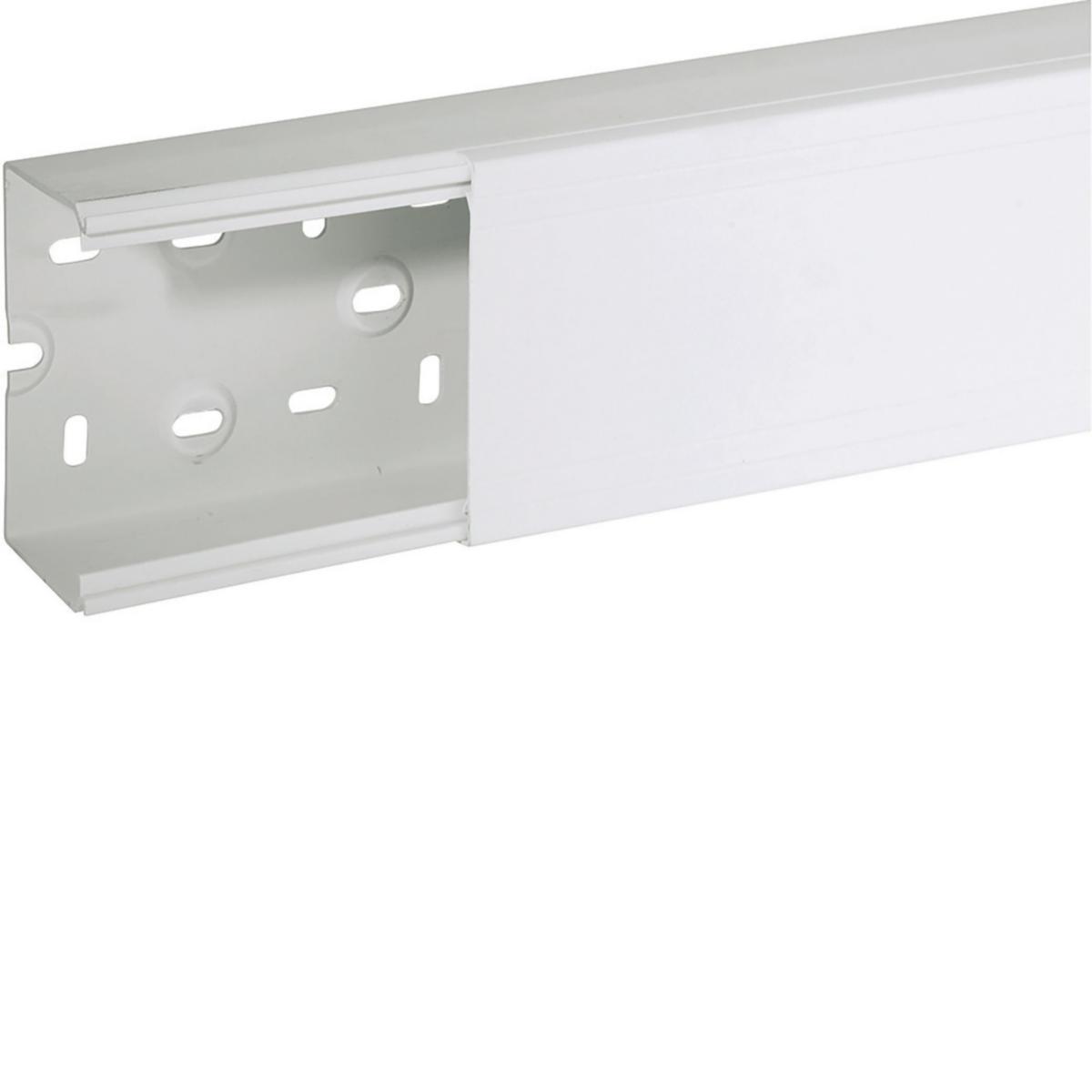 Matarkanaler, TIR+ blyfri PVC med hålad baksida - KANAL TIR+ T10060 VIT