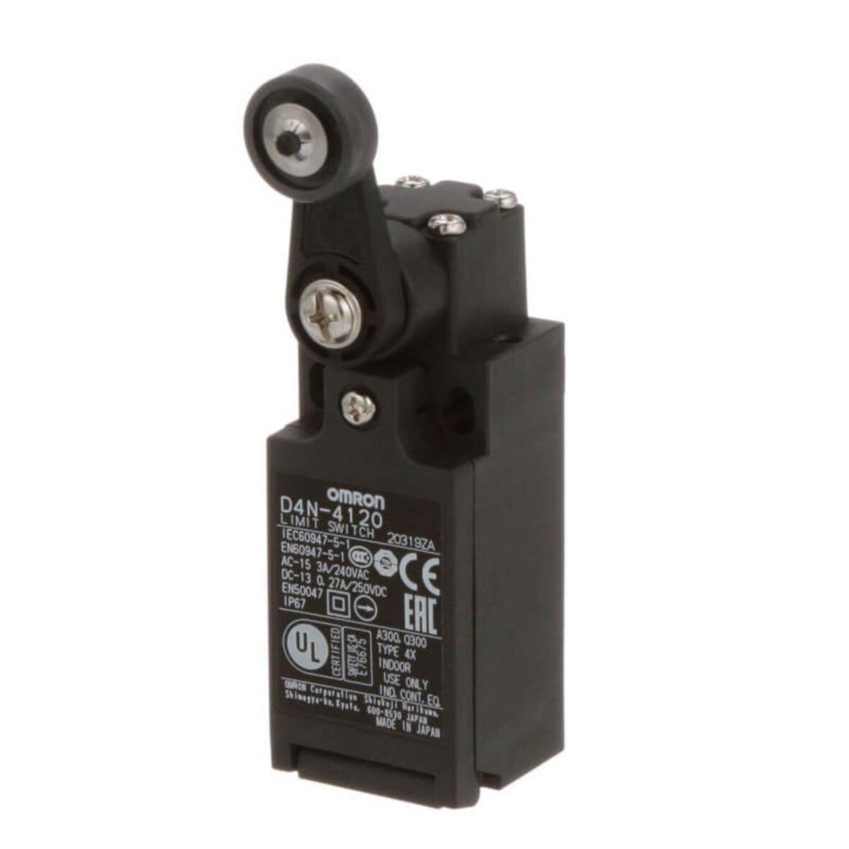 Gränslägesbrytare D4N - GRÄNSLÄGE ARM MED RULLE D4N-4120