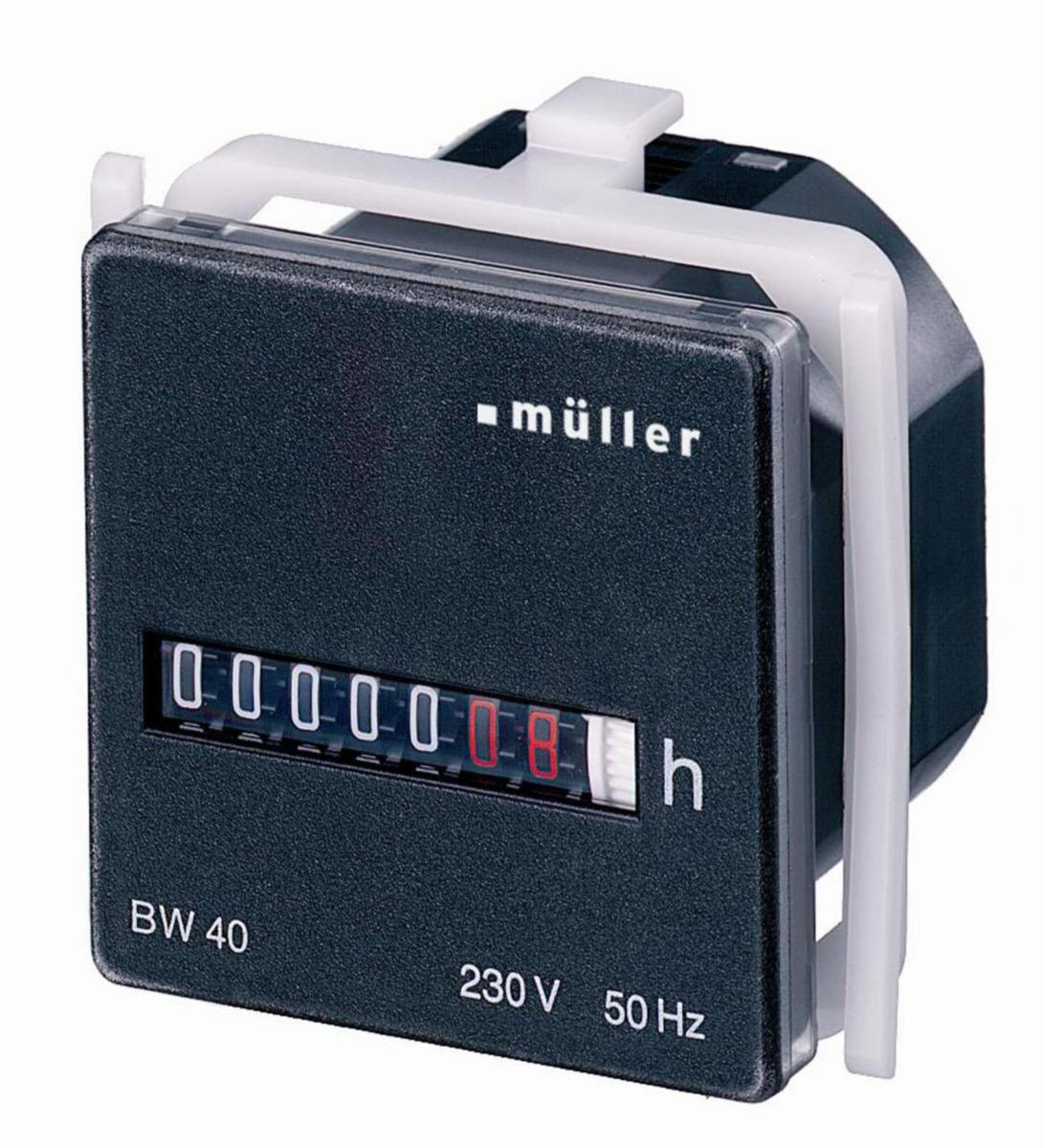 Drifttidmätare BW - DRIFTTIDMÄTARE 230V PANELMONT 48X48MM