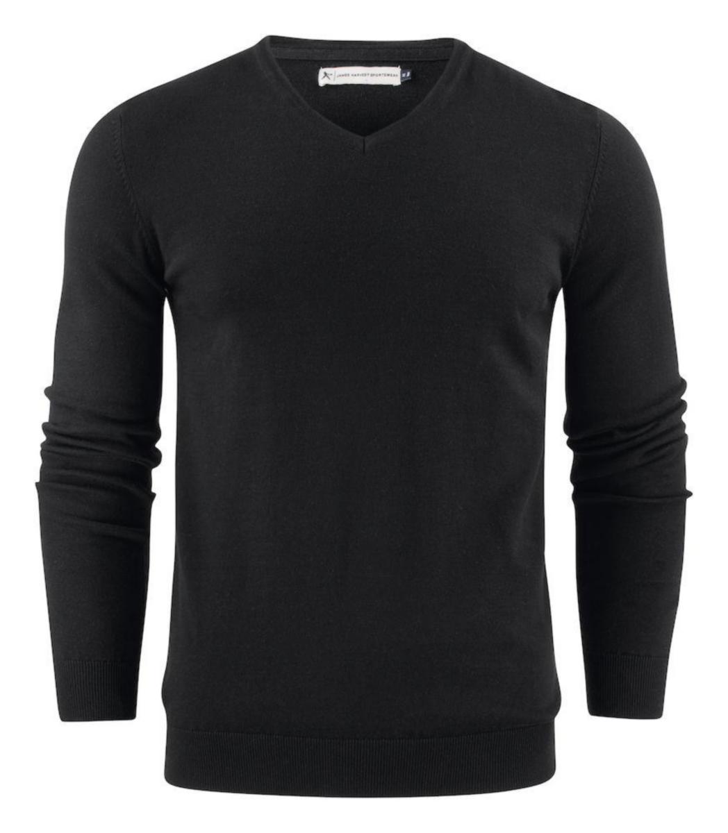 Tröja Harvest Ashland 2112507 - TRÖJA ASHLAND V-NECK SVART L