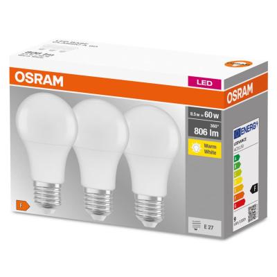 LED-LAMPA NORMAL 9.5W E27 3-P MATT CL A STAR (60) OSRAM
