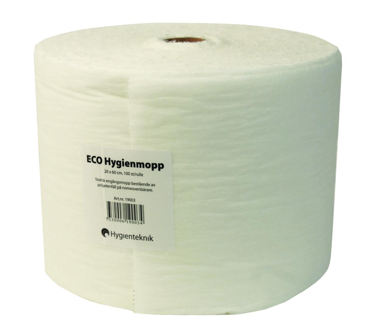 Hygienmopp Eco - HYGIENMOPPRULLE ECO FÖR TORRSTÄDNING 5X100 ST