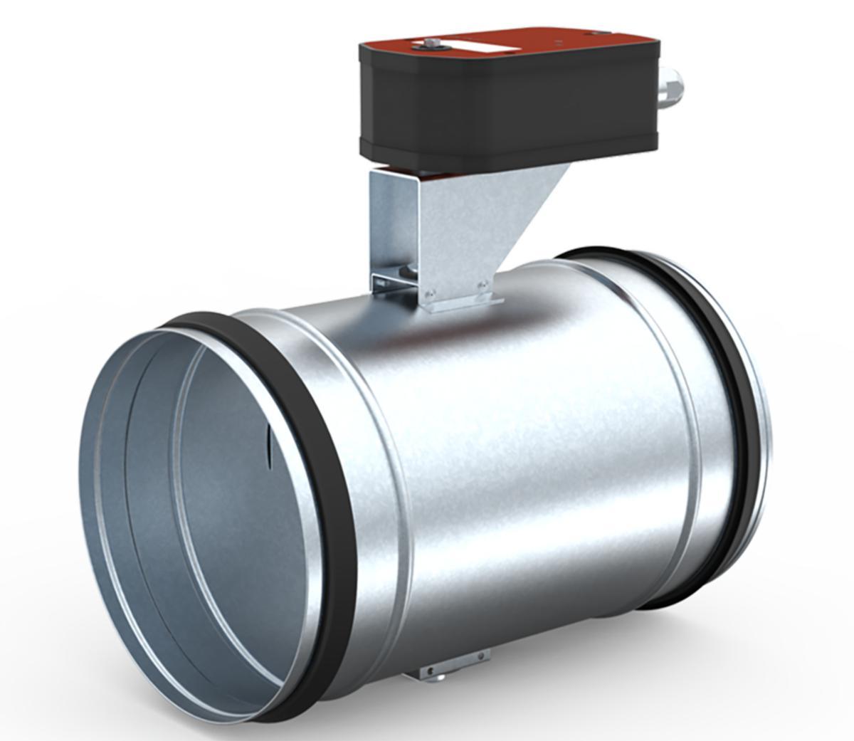Brandgasspjäll CSHA-ES, Hagab - BRANDGASSPJÄLL CSHA-ES-100-1 24V M.TERMISK S HAGAB