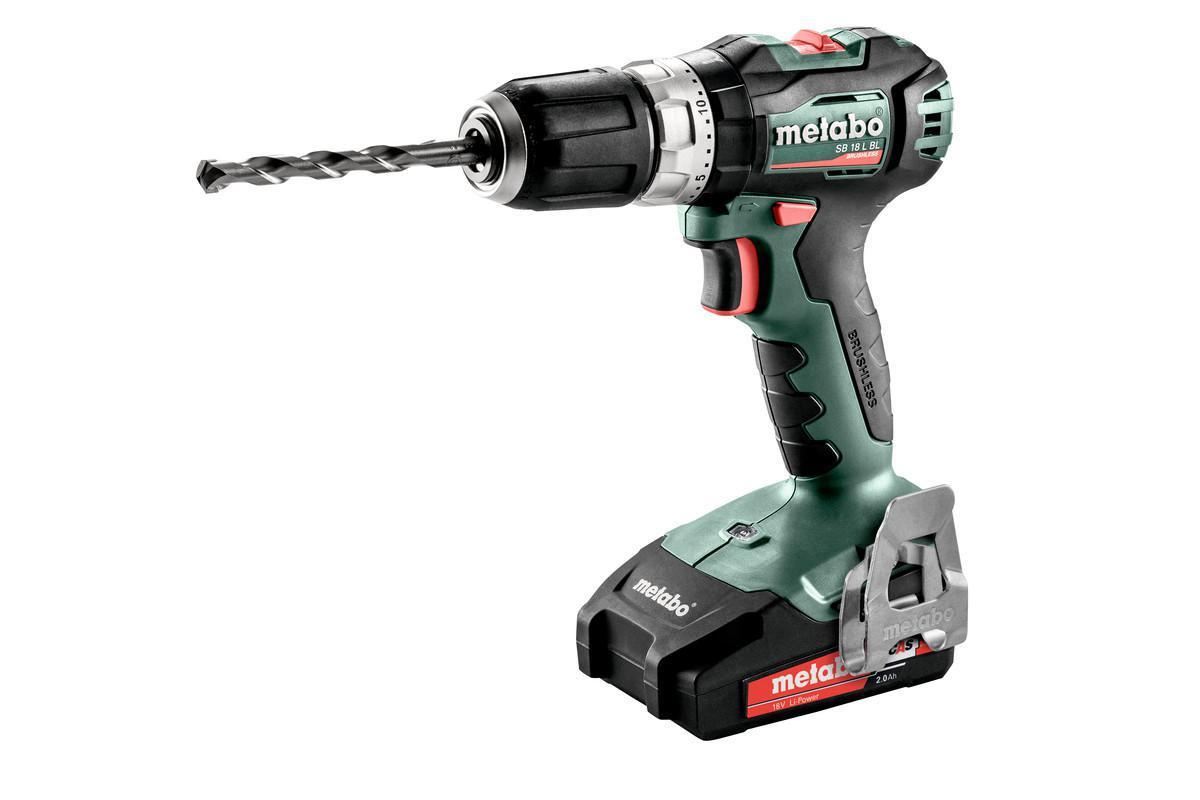 Slagskruvdragare Metabo SB 18 L BL Li-Power 2.0 Ah - SLAGSKRUVDRAGARE METABO SB 18 L BL 2X2.0 AH LI-JON