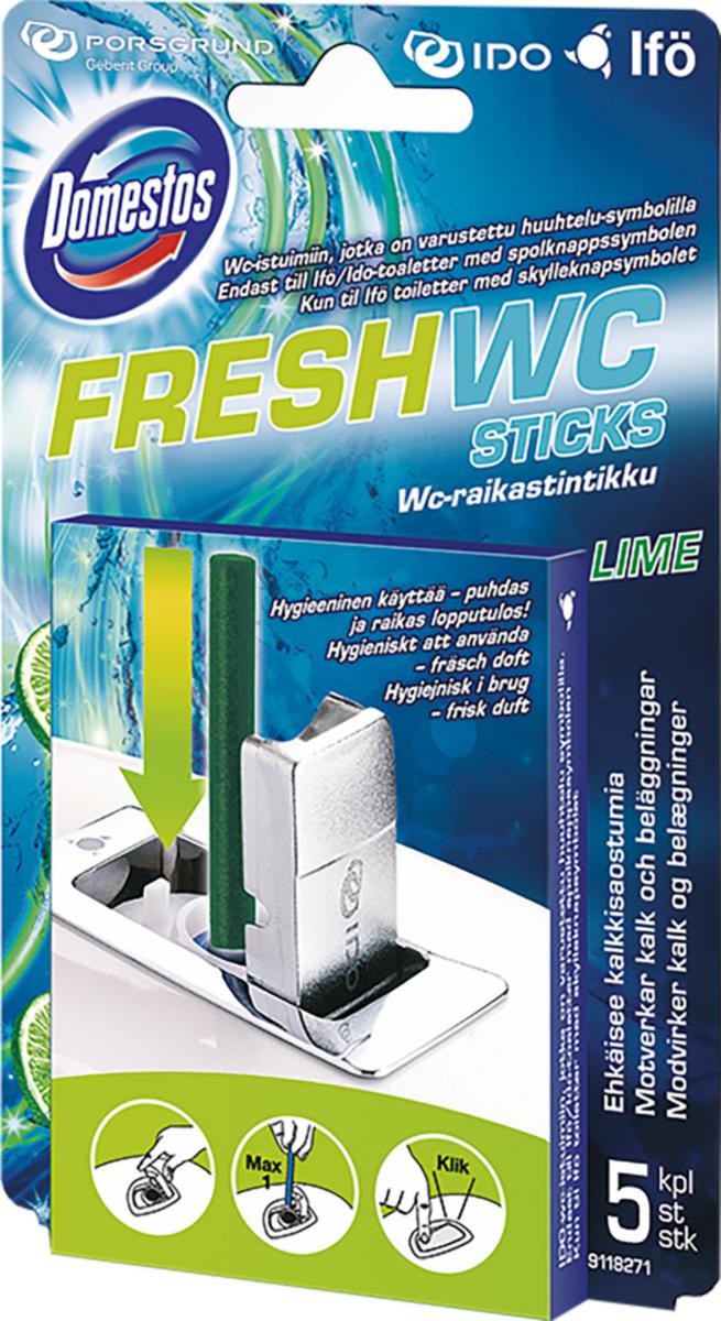 WC sticks Fresh WC, Ido/Ifö - FRESH WC DOSERINGSSTAVAR LIME KONSUMENTFRP. A 5 STAVAR