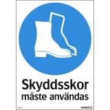 Påbudsskyltar "kläder"