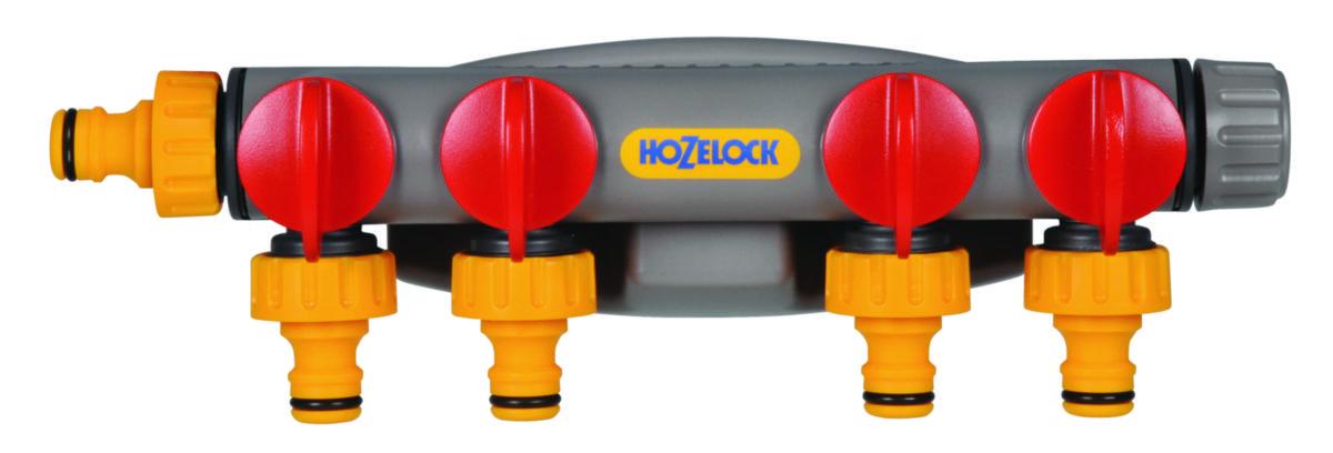 4-vägskrankoppling, Hozelock - 4-VÄGSKRANKOPPLING HOZELOCK 21-2150
