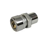 Koppling rak PushFit utv gg krom,  LK