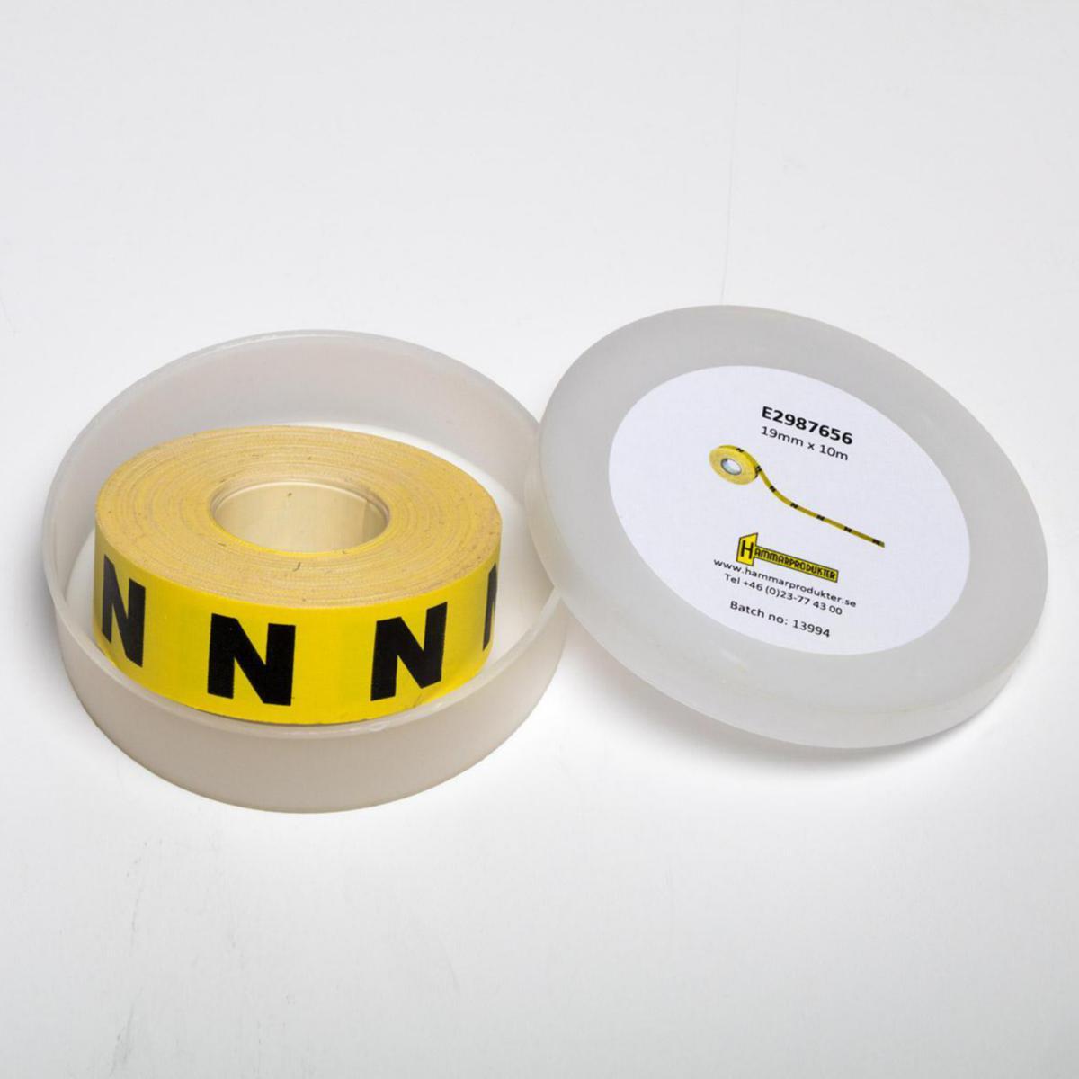 Fasmärkningstejp vävburen 19 mm - FASMÄRKNINGSTEJP N 10M INF03041