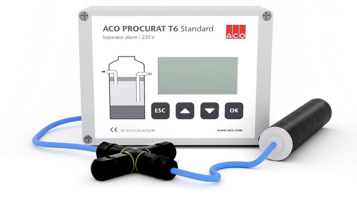 Avskiljarlarm ACO Procurat T6-1 - AVSKILJARLARM FETT-/OLJEAVSK ACO PROCURAT T6-1 STD, 230 V