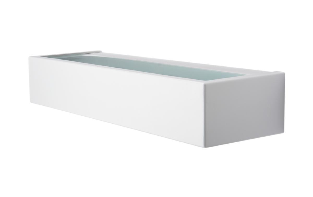 Väggarmatur LED Edge - VÄGGARM LED 10W 3 K IP65 VIT EDGE MATT-VIT