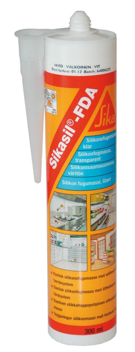 Fogmassa, SikaSil FDA - FOGMASSA SIKASIL SIKA FDA-GODKÄND VIT 300ML