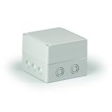 Kapsling Cubo S, med grått lock, metriska knockouts
