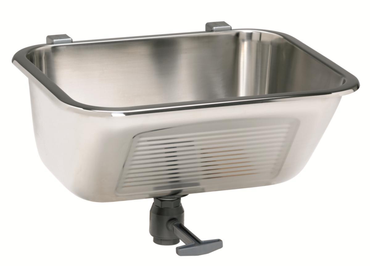 Tvättlåda för väggmontering TL, Nimo - ROSTFRI TVÄTTLÅDA TL60 660X510X300 R32 VENTIL