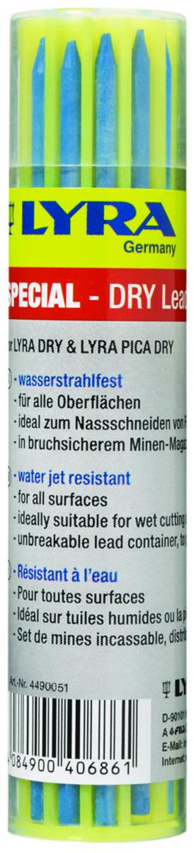 Märkstift Lyra Dry vattenfasta - STIFT LYRA DRY BLÅ 12ST/BEHÅLLARE