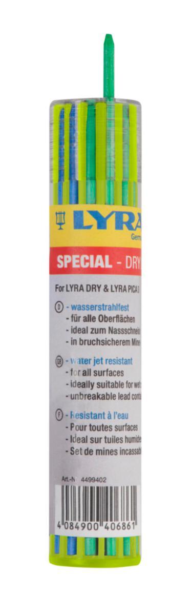 Märkstift Lyra Dry vattenfasta - STIFT LYRA DRY SPECIAL 4 VIT 4 GRÖN 4 BLÅ