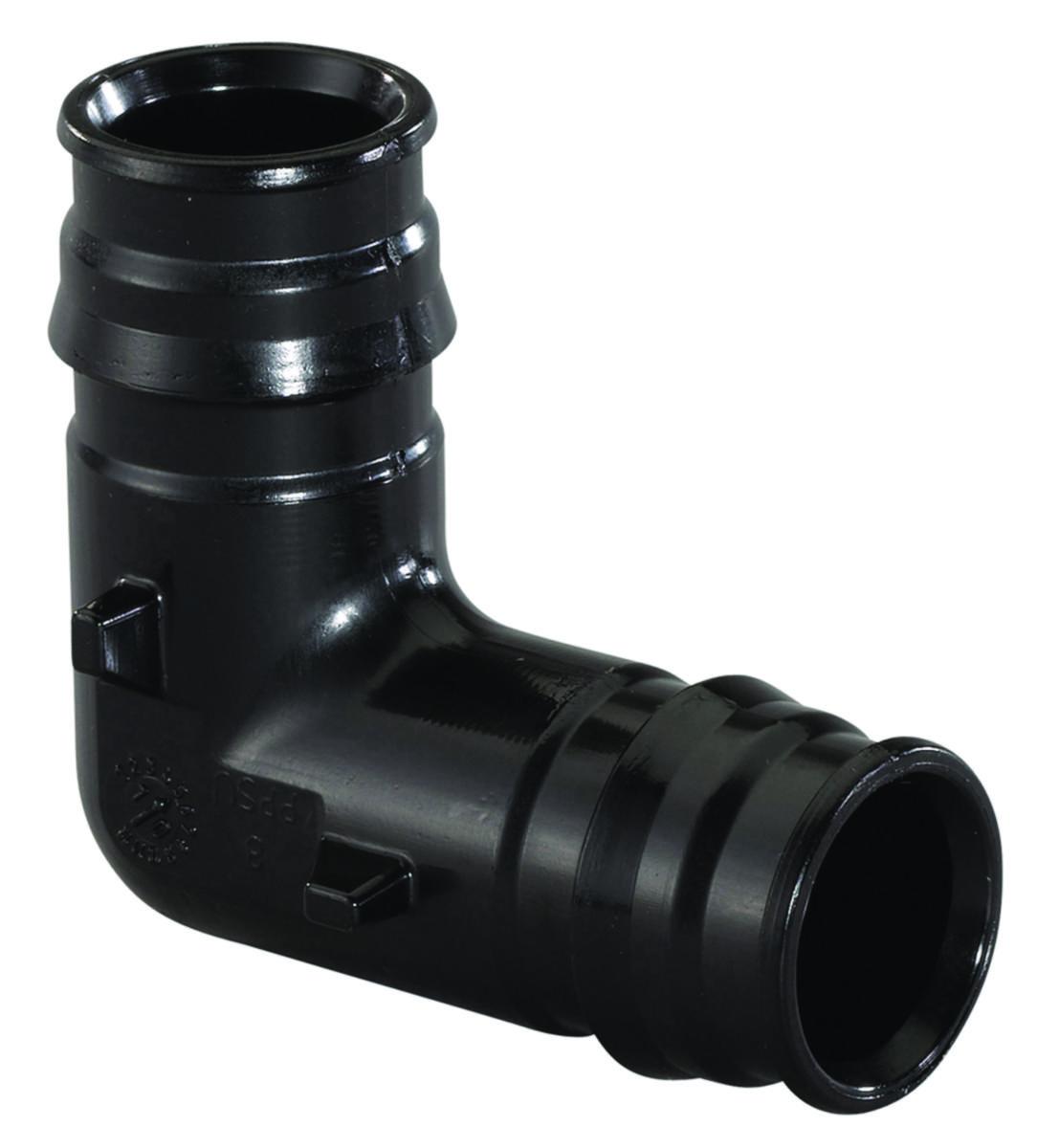 Vinkel 90° Q&E PPSU utan ringar, Uponor - Q&E VINKEL PPSU 16-16. UPONOR