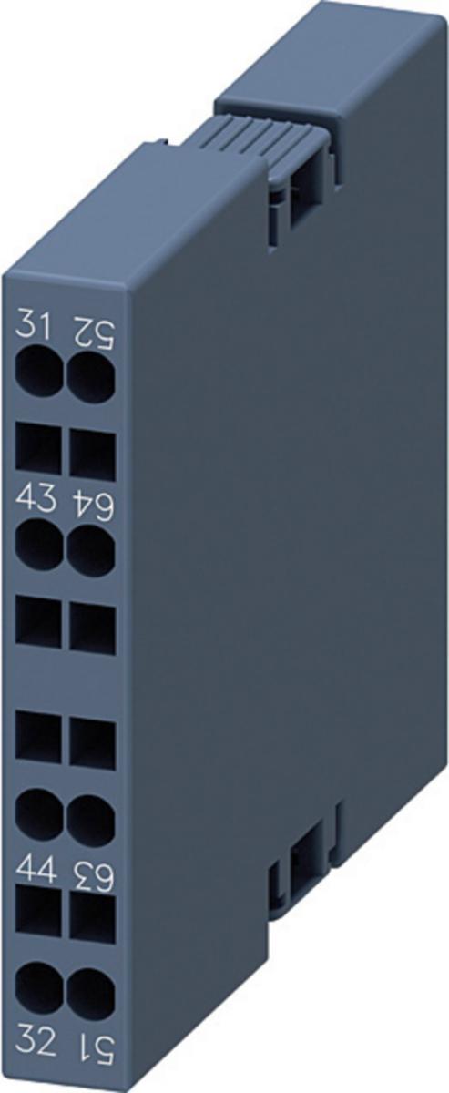Hjälpkontaktblock tvärliggande enligt DIN EN 50 005, S0-S3 fjäder - HJ KONT TVÄRL 1S+1Ö S0 3RH2921-2DA11