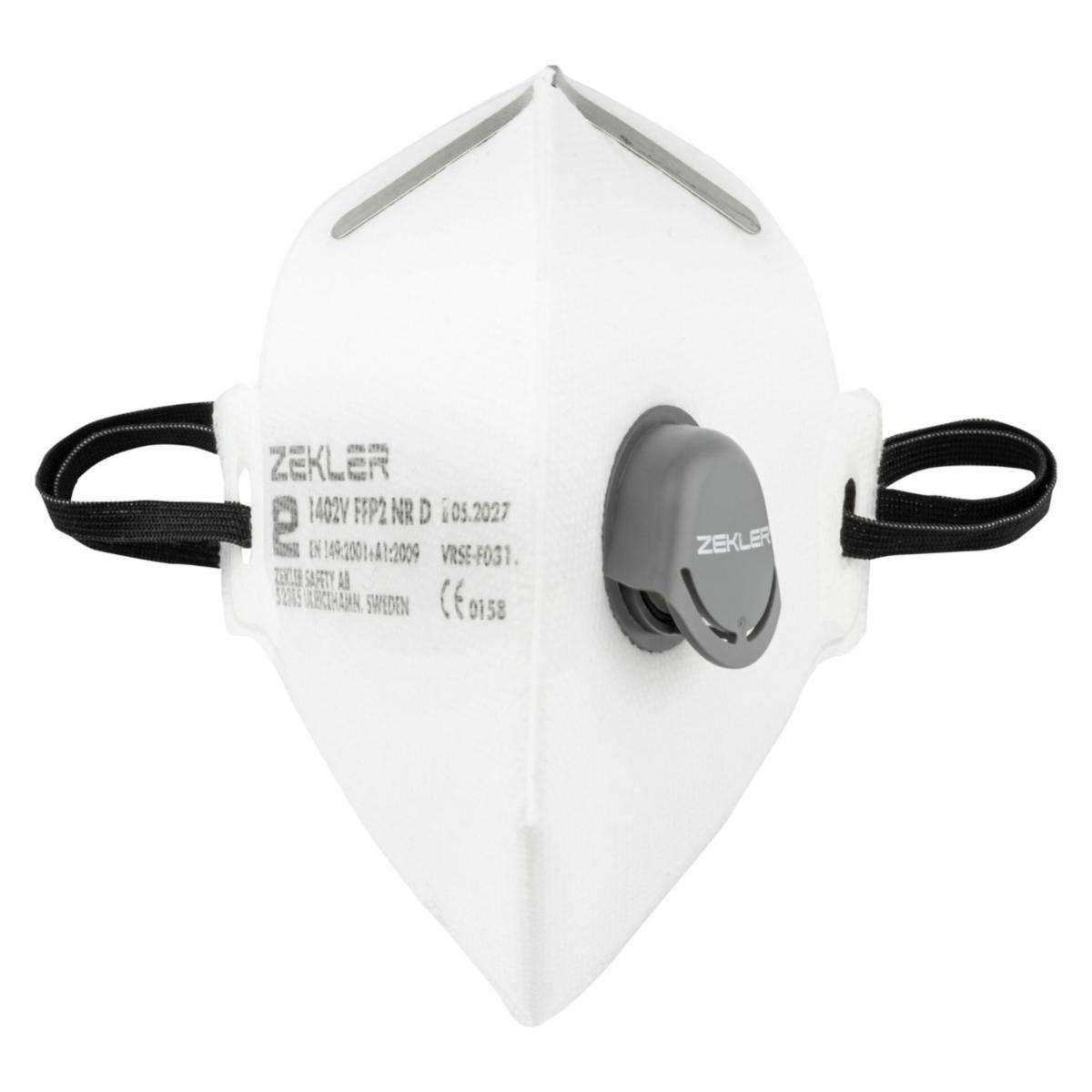 Filtrerande Halvmask Zekler 1402V - FILTRERANDE HALVMASK 1402V ZEKLER FFP2V 3P