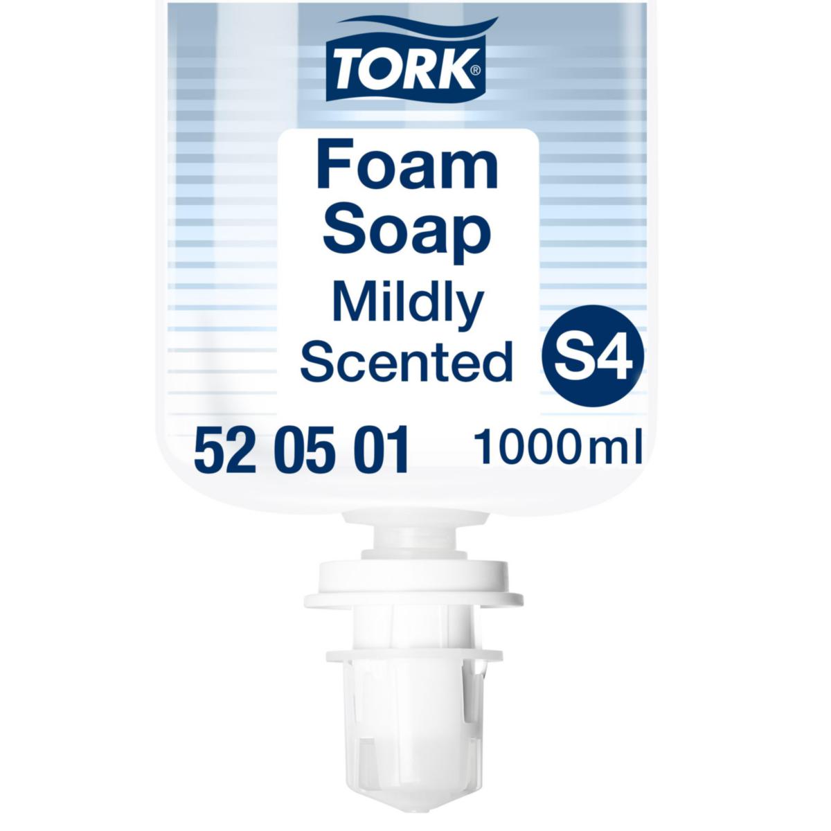 Skumtvål Tork Premium Mild S4 - SKUMTVÅL TORK PREMIUM S4 MILD 1 LITER 520501 ECOLABEL
