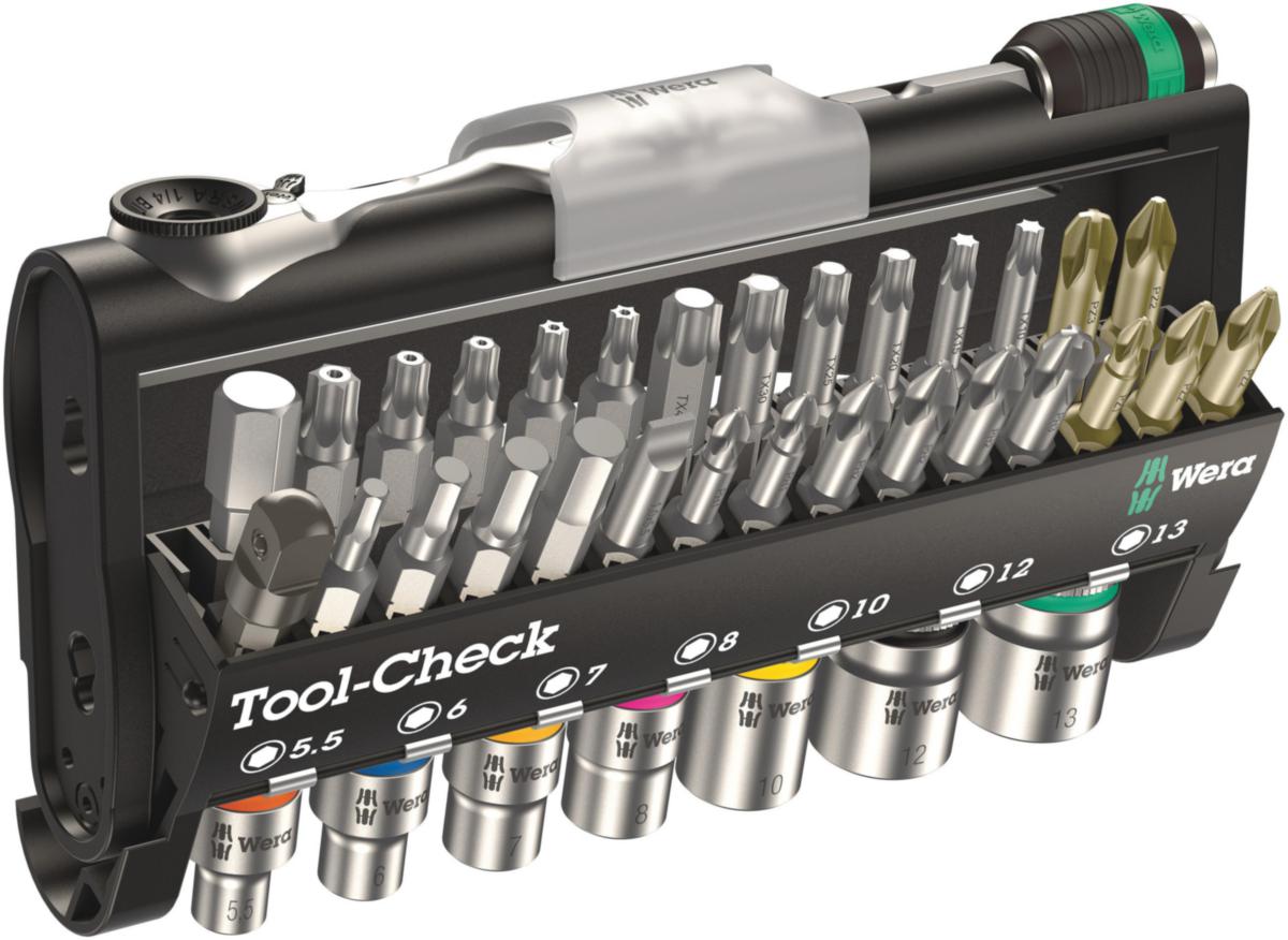 Bitskassett Wera Toolcheck - BITSKASSETT WERA TOOLCHECK 1SB 38 DELAR