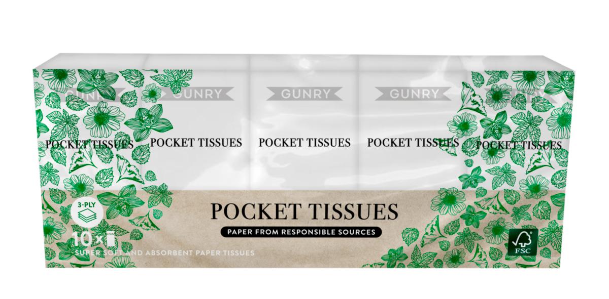 Pappersnäsduk 10-pack - PAPPERSNÄSDUK 10-PACK