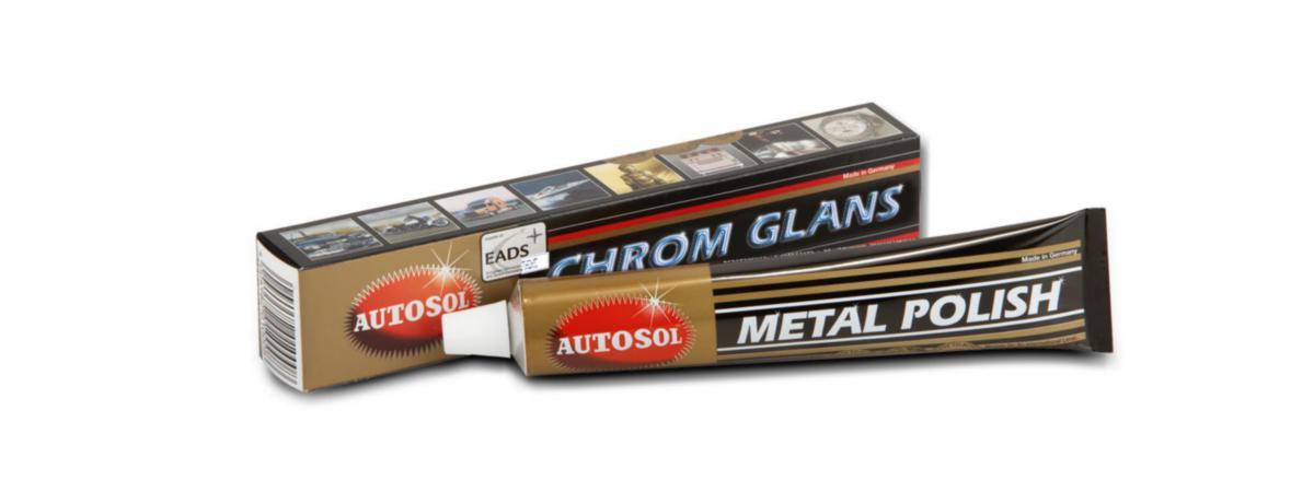Autosol Metal Polish/Kromglans - POLERPASTA AUTOSOL KROMGLANS METAL POLISH 75ML TUB