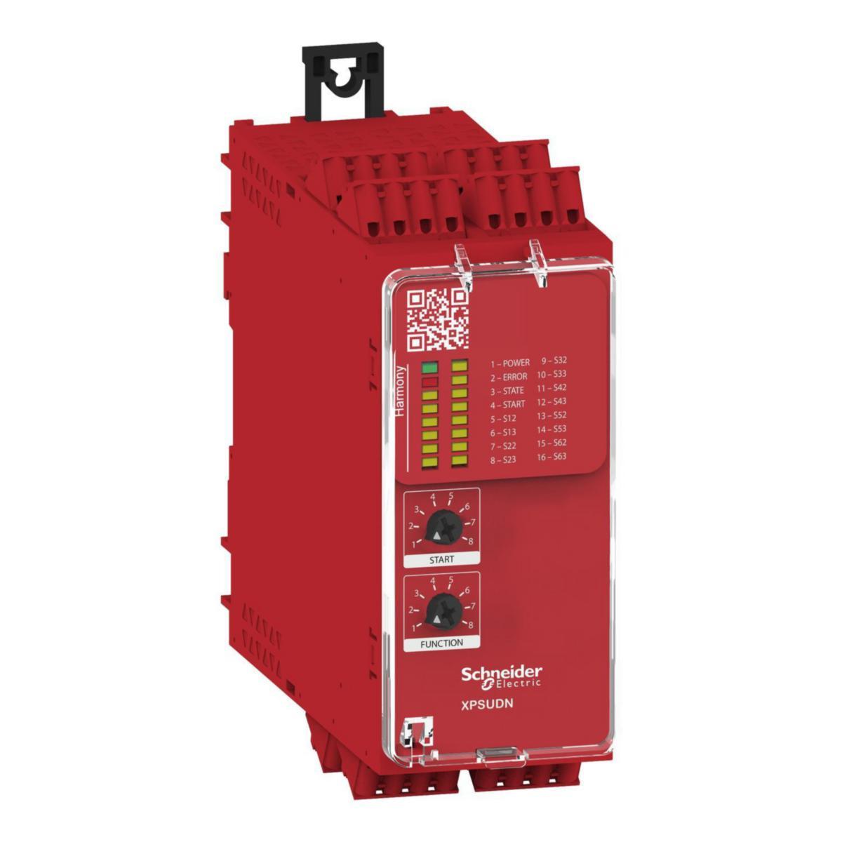 Säkerhetsmodul XPSUDN - SÄKERHETSM UDN C4. 24V FJÄDER XPSUDN13AC
