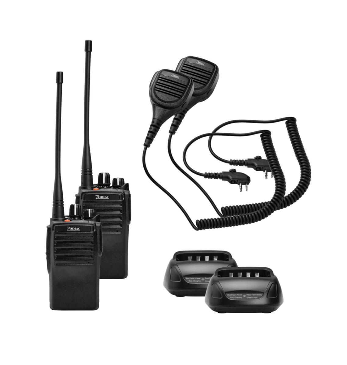 Komradio D300 Byggpaket, 2 enheter, monofon & laddare - KOMRADIOPAKET / BYGGPAKET D300 ZODIAC