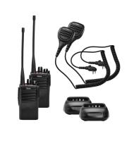 Komradio D300 Byggpaket, 2 enheter, monofon & laddare