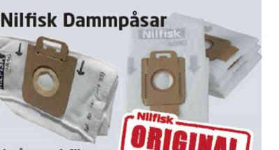 DAMMPÅSE NILFISK MICRO 5-PACK TILL COUPE NEO/ONE