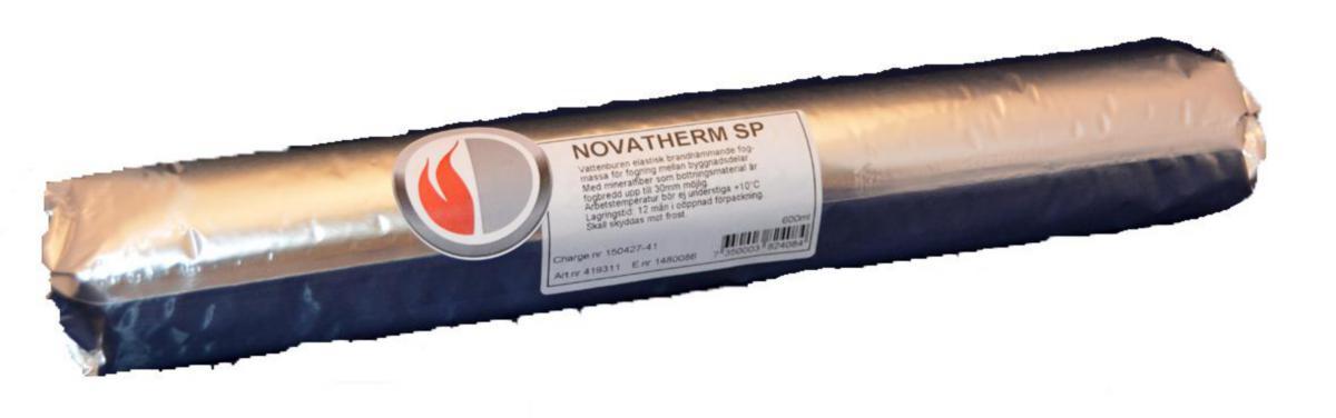 Brandfogmassa Novatherm SP - BRANDFOGMASSA NOVATHERM SP PROTEGA 600 ML VIT