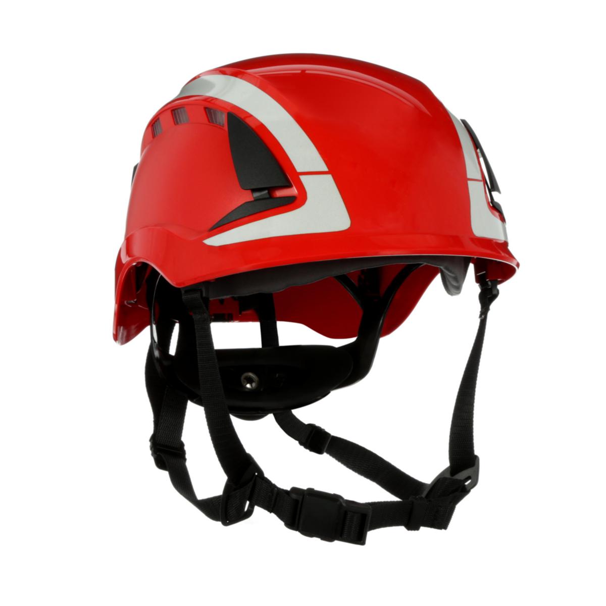 Skyddshjälm 3M Securefit X5000V - SKYDDSHJÄLM X5000V RÖD VENT 3M SECUREFIT IND+HÖGHÖJD