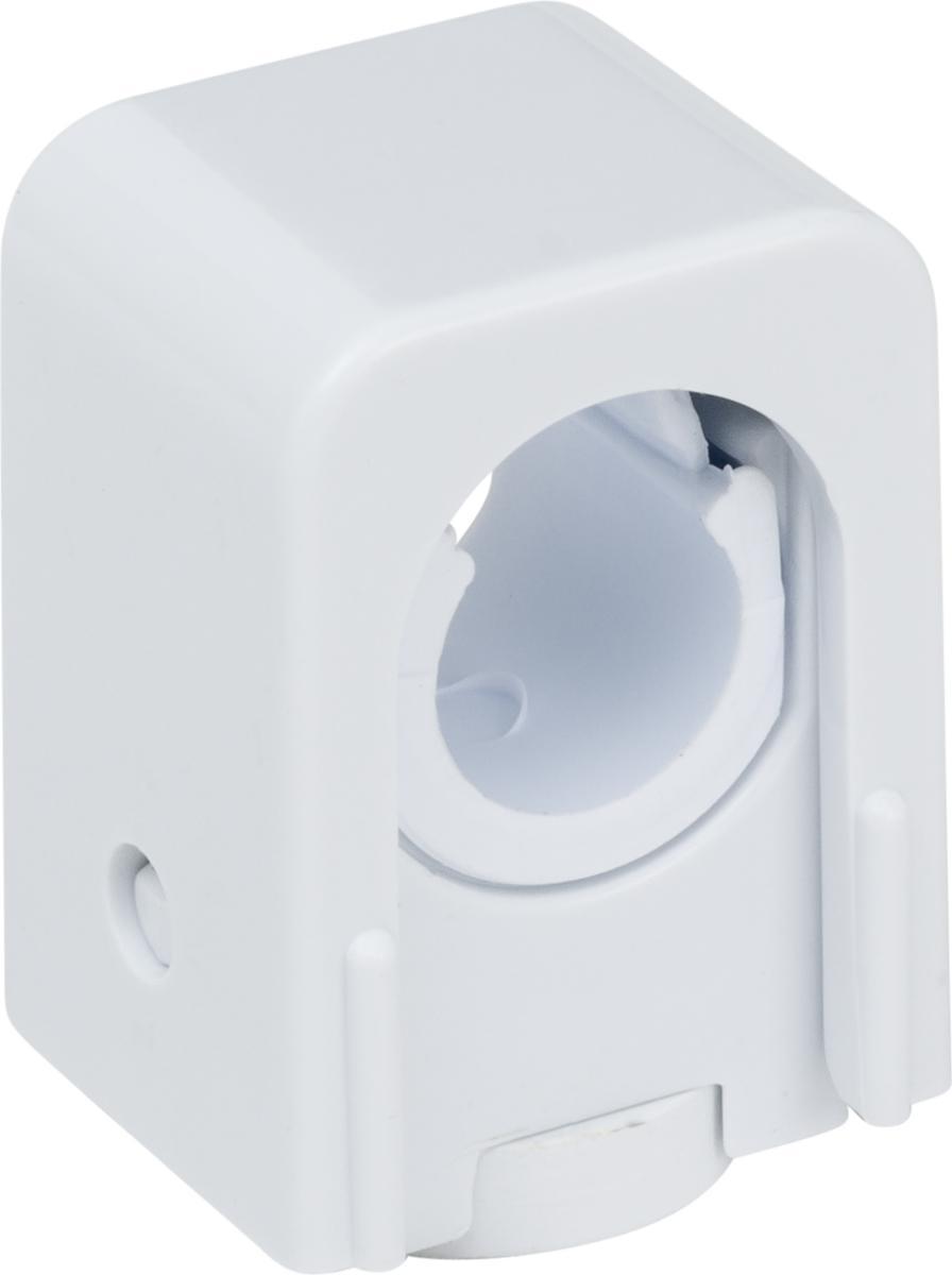 Rörklämma, enkel snap - RÖRKLÄMMA 10-16 ENK SNÄPP VIT MINI 2-PACK 14120