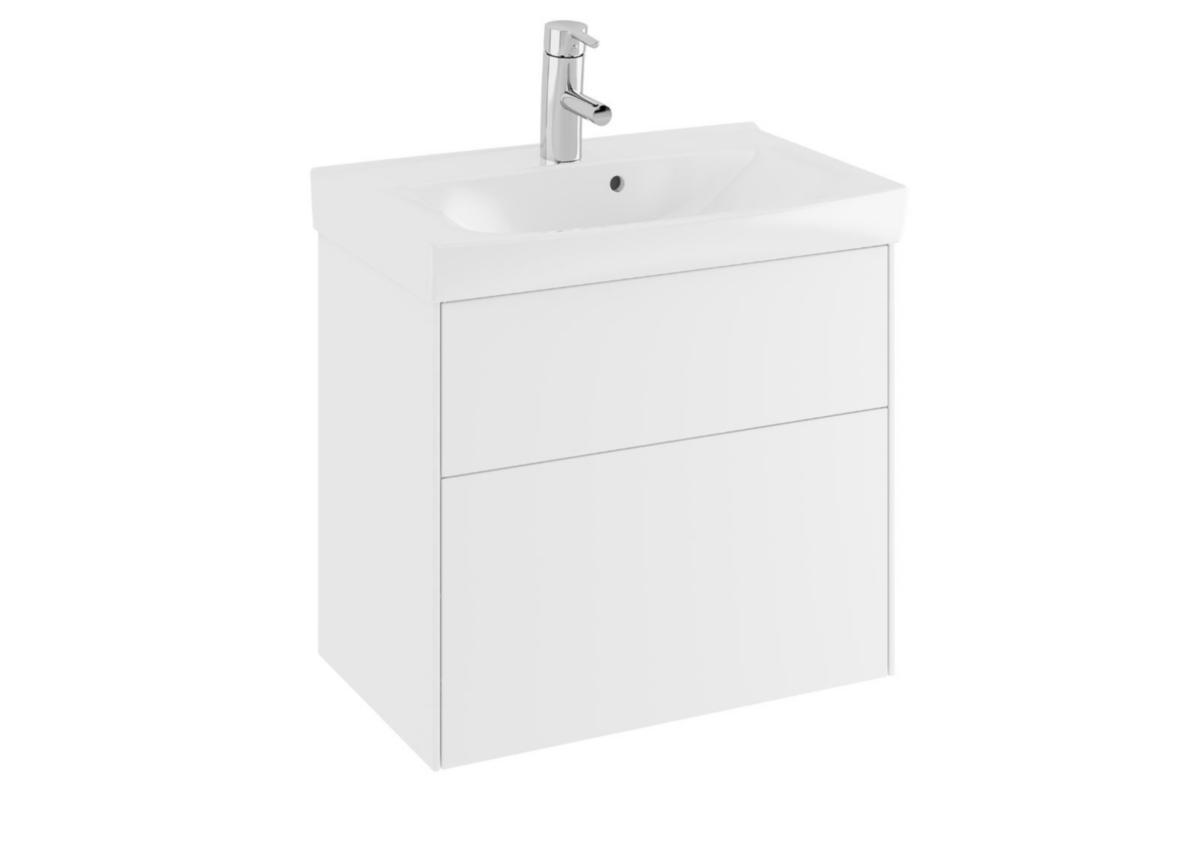 Möbelpaket SPMP Compact V2, Ifö Sense - IFÖ SENSE MÖBELPKT SPMP60C V2 VIT M. 2 LÅDOR, SPIRA TS 47391