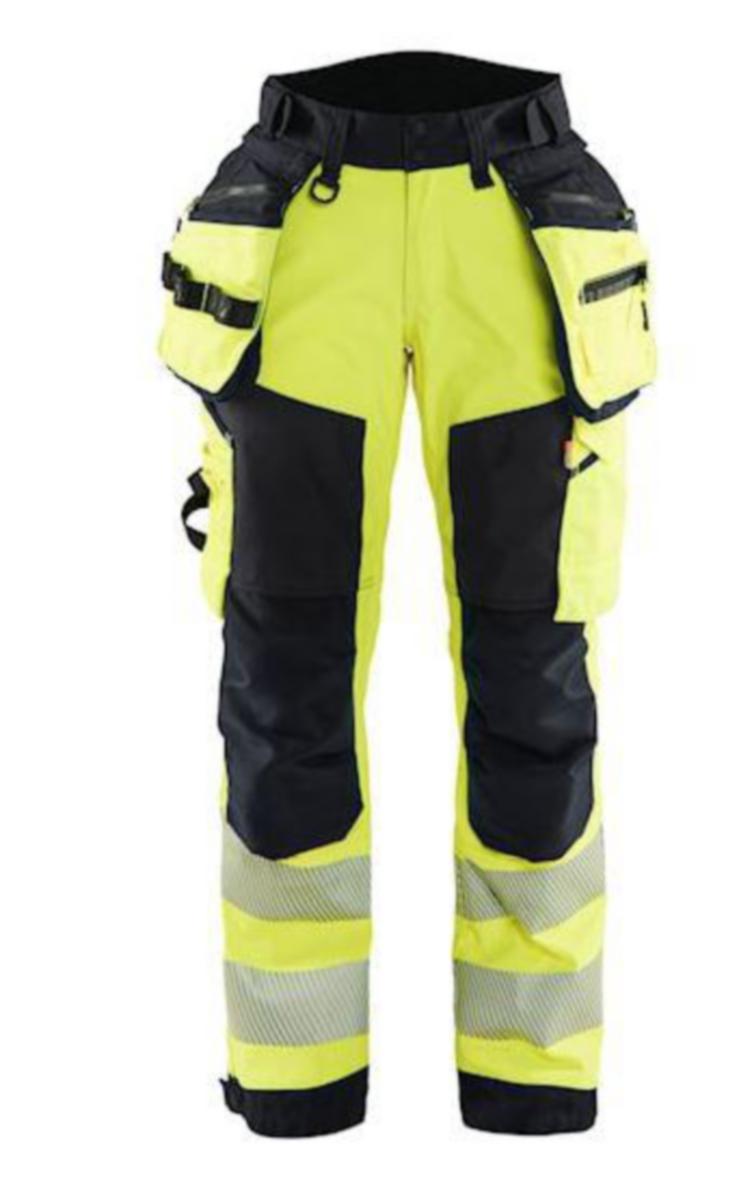 Midjebyxa Blåkläder 7118-2513 Dam - MIDJEBYXA BLK 7118-2513 GUL /SVART VARSEL KL1 DAM STL D23