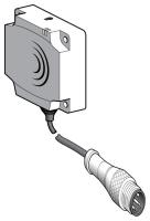 Induktiv givare XS7/8 av blockmodell Osisense DC-matning
