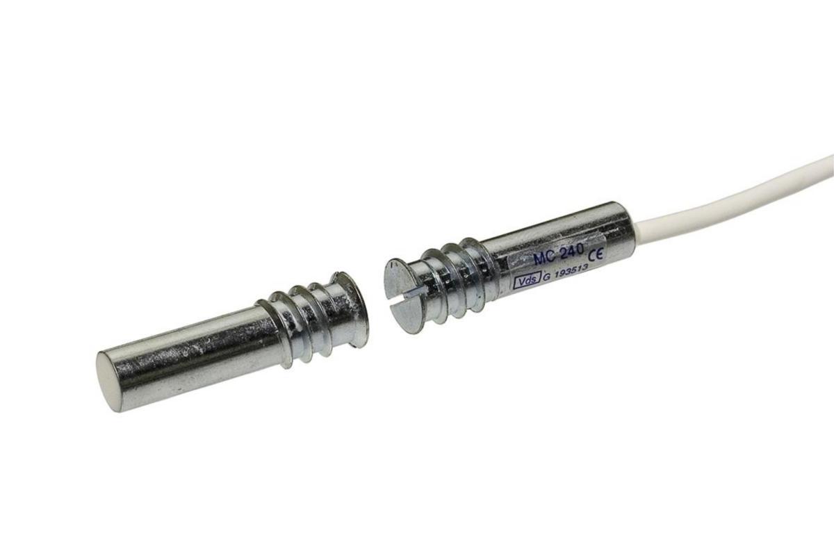 MC 240-serien LSZH magnetkontakt med kabel, Alarmtech - MAGNETKONT INF MC240 6M LSZH MC 240-6LSZH