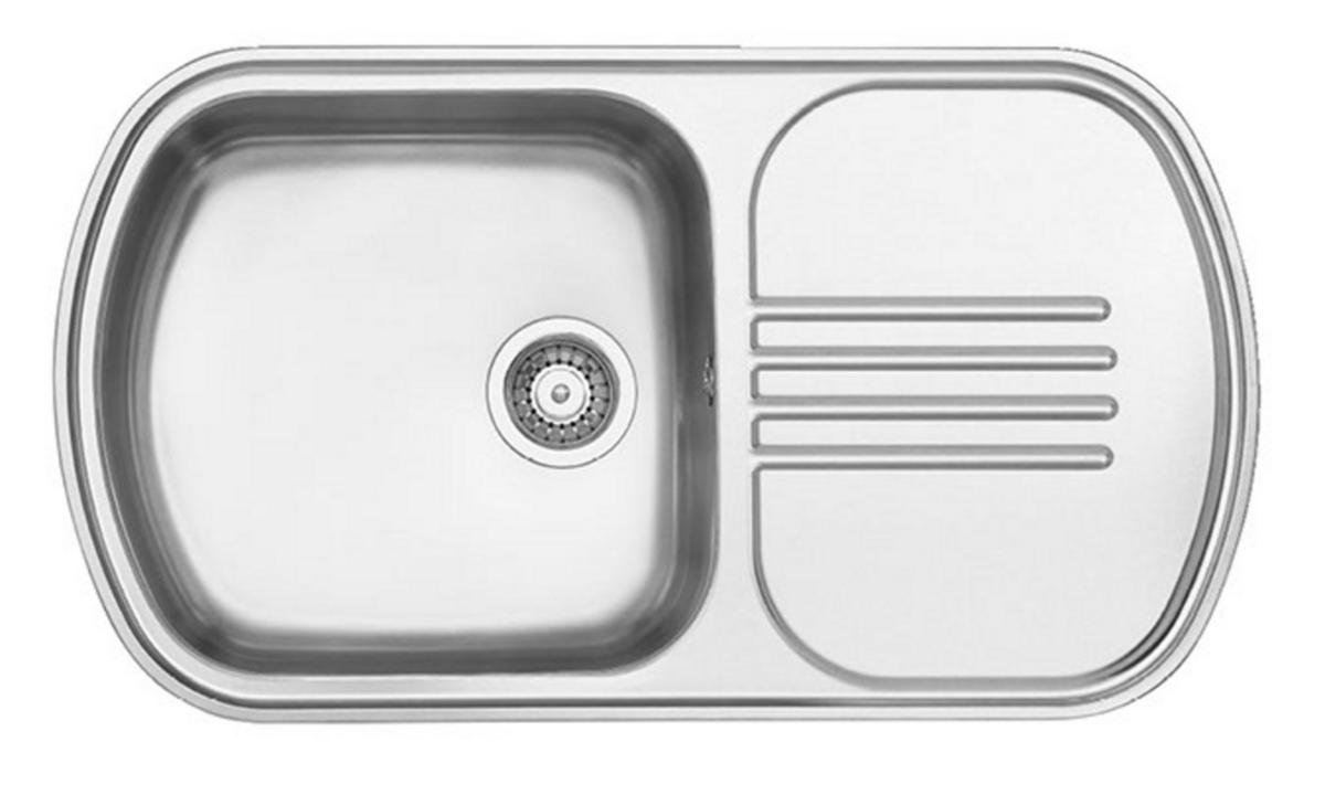 Diskbänk Concert C1P, Contura steel - CONTURA C1P-885K DISKBÄNK VÄNDBAR LÅDA/AVRINNINGSPLAN