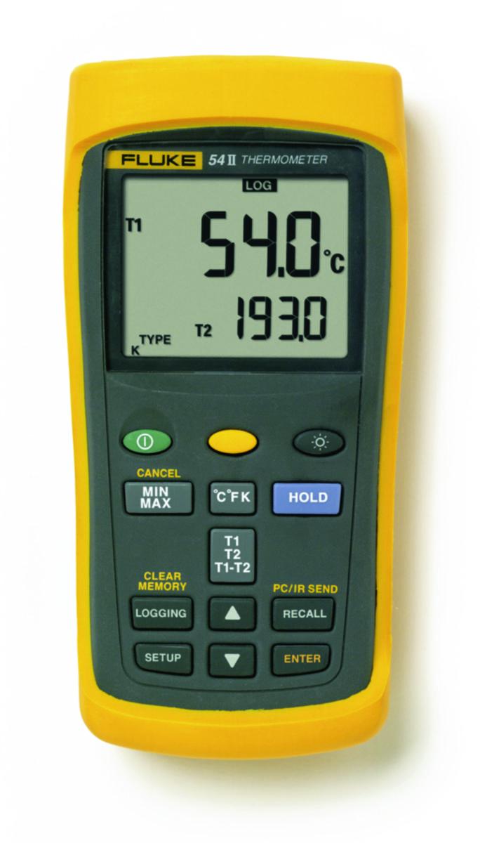 Data logger temometer med Dual Input 54 II B - TEMPERATURINSTRUMENT 54-2B