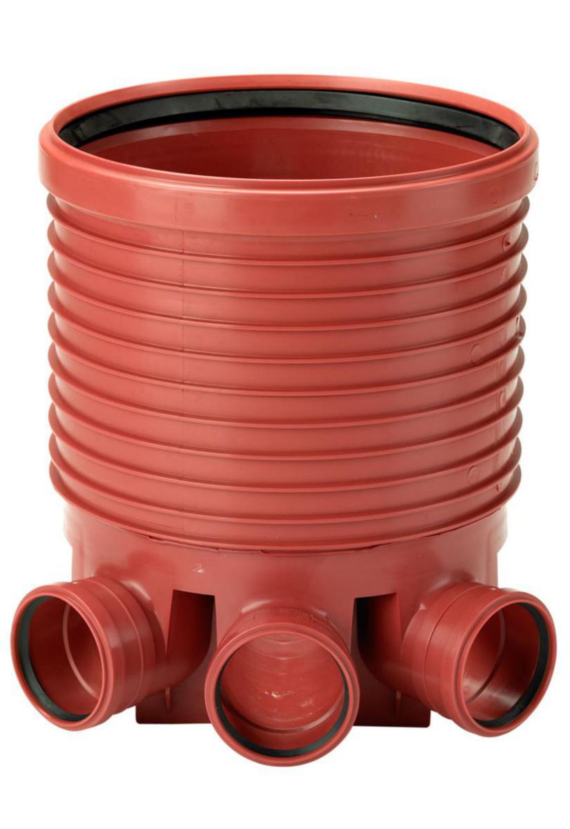 Tillsynsbrunn, Uponor, 3 inlopp - 400X315 TILLSYNSBRUNN PP 3 INLOPP, UPONOR