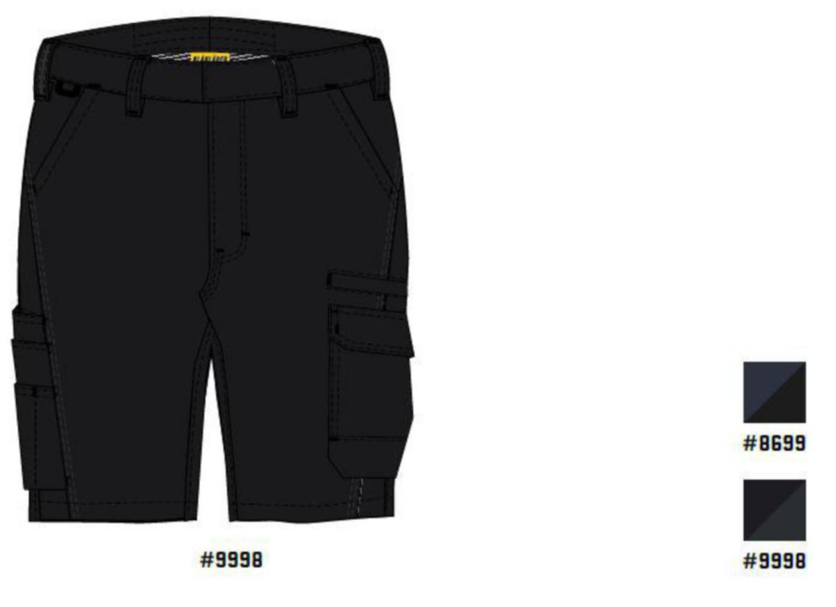 Shorts Blåkläder 7123-1645 Dam - SHORTS BLK 7123-1645 SVART STRETCH DAM STL C32
