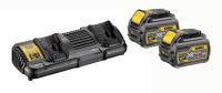 Batteri + laddare DEWALT DCB132T2