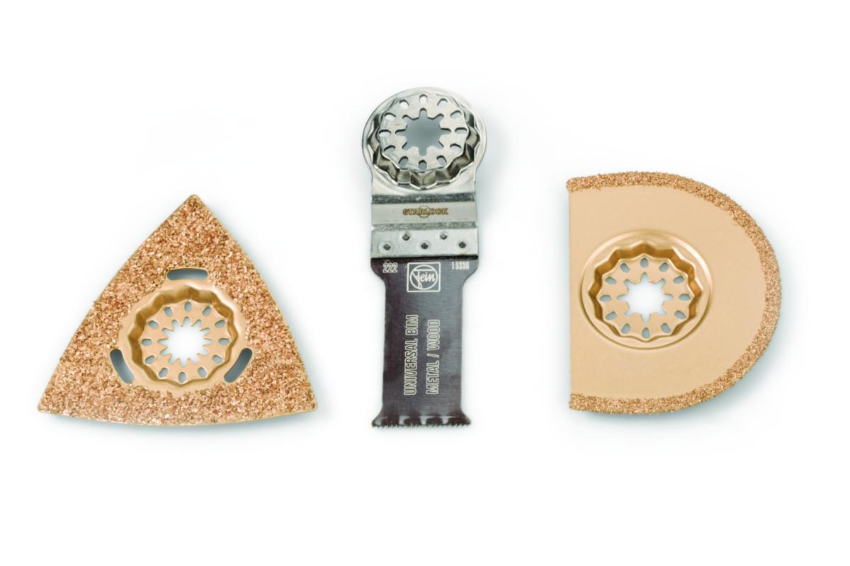 Kakelrenoveringssats Fein Combo Starlock TILE WORKING - KAKELRENOVERINGSSATS SL FEIN COMBO STARLOCK TILEWORK 3DELAR